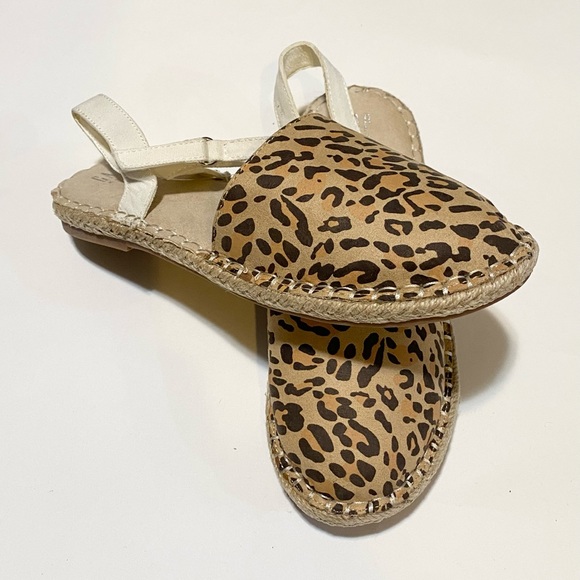 Kids Leopard print Espadrille Sandals - Picture 6 of 8
